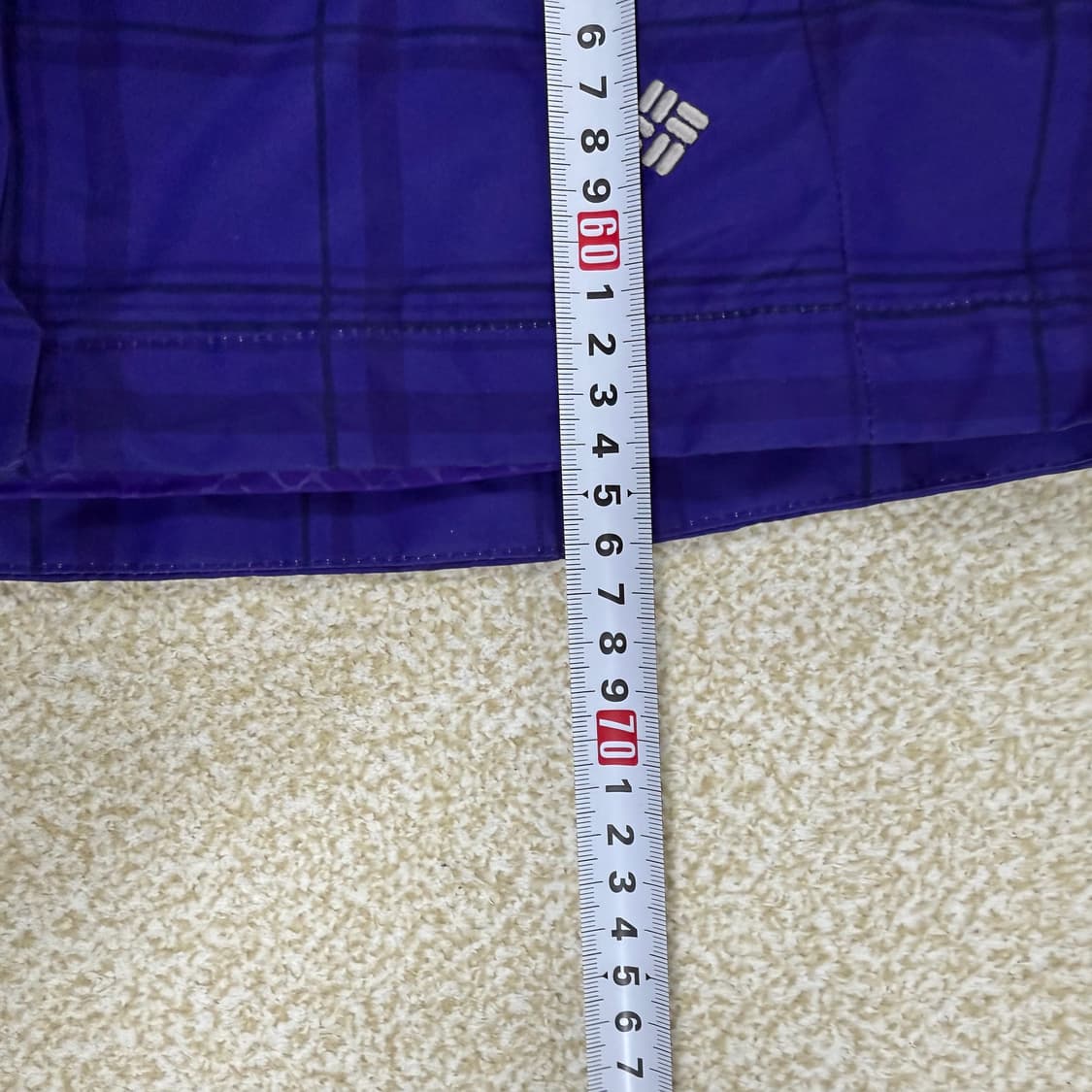 [L] 컬럼비아 체크패턴 원드 후드자켓 1230T2 상품이미지5