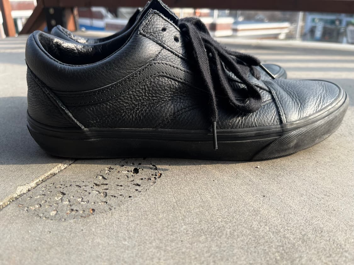 반스 올드스쿨 레더 블랙 280 상품이미지4