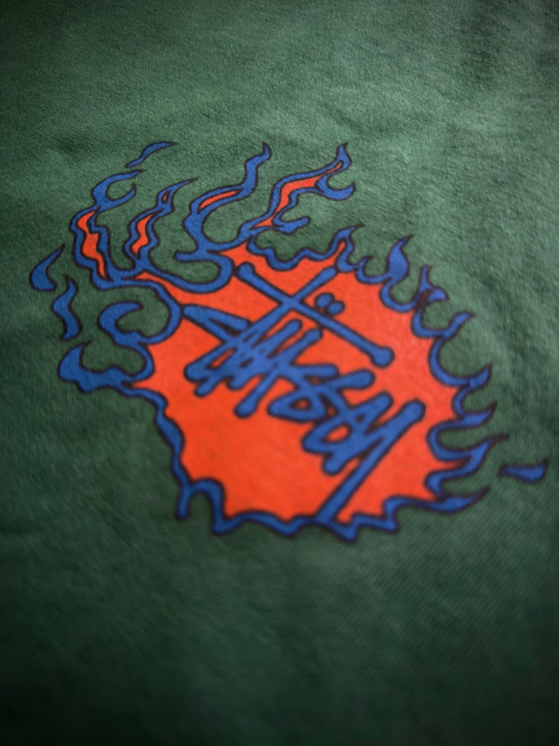 Stussy 모자이크 드래곤 피그먼트 다잉 티셔츠 상품이미지4