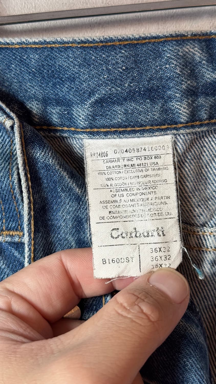 빈티지 Carhartt 데님 팬츠 상품이미지5