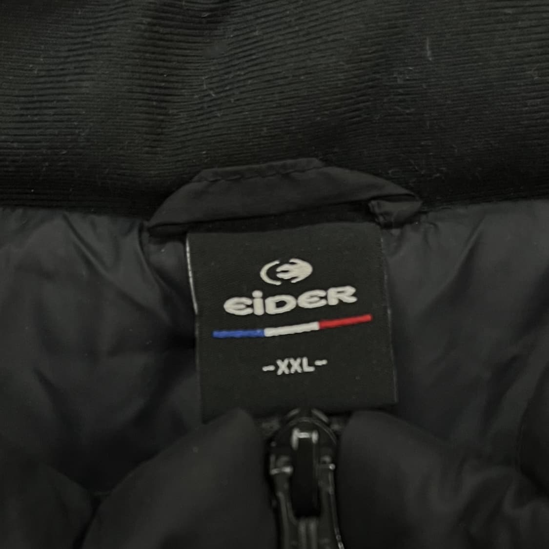 [110] 아이더 구스다운 튜브 경량 패딩 자켓 블랙 4004 상품이미지7