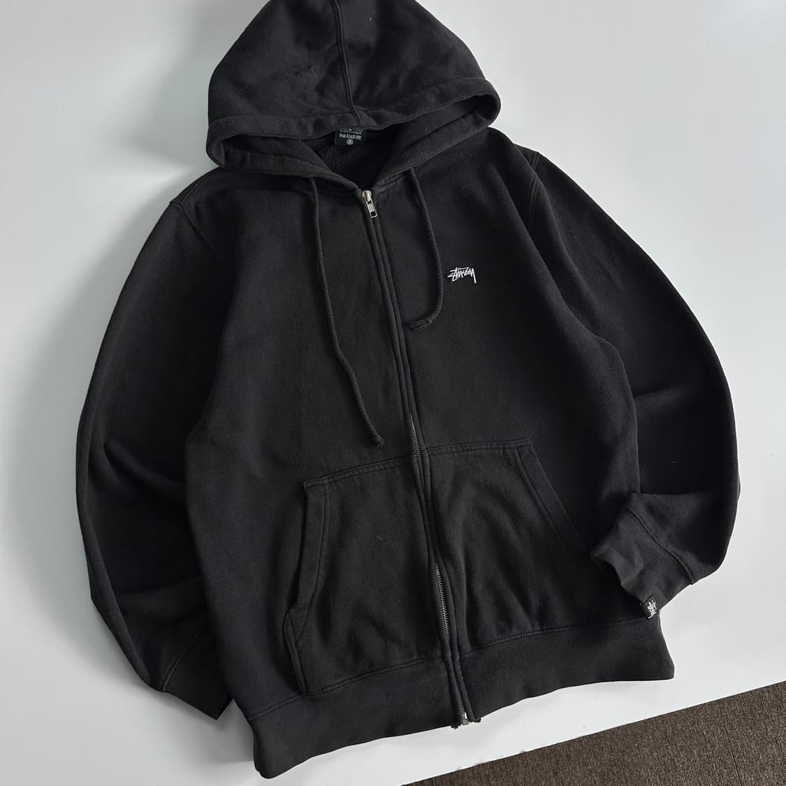 Stussy 스투시 00‘s 스탁 자수 후드집업 상품이미지1