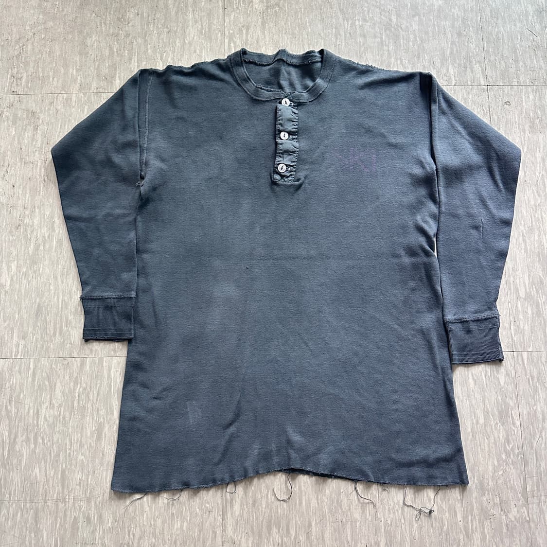 리웍] 80s 헨리넥 스키 프로모션 티셔츠 Made in USA 상품이미지1