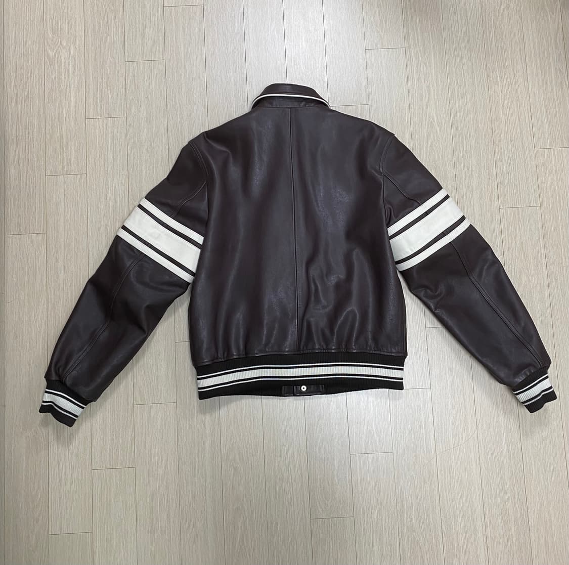 [M]Stussy X WalesBonner/스투시X웨일즈보너 레더 바시티 상품이미지8