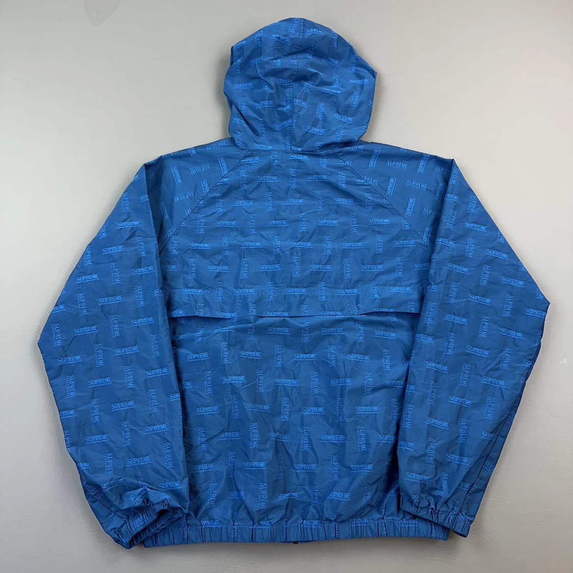 16SS 슈프림 자카드 윈드브레이커 블루 상품이미지9