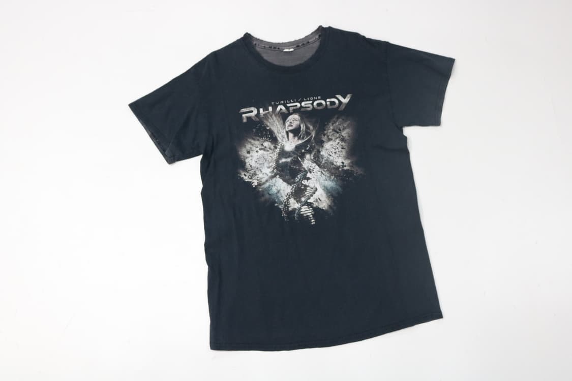 RHAPSODY 랩소디 2019 재팬 투어 빈티지 밴드 티셔츠 상품이미지3