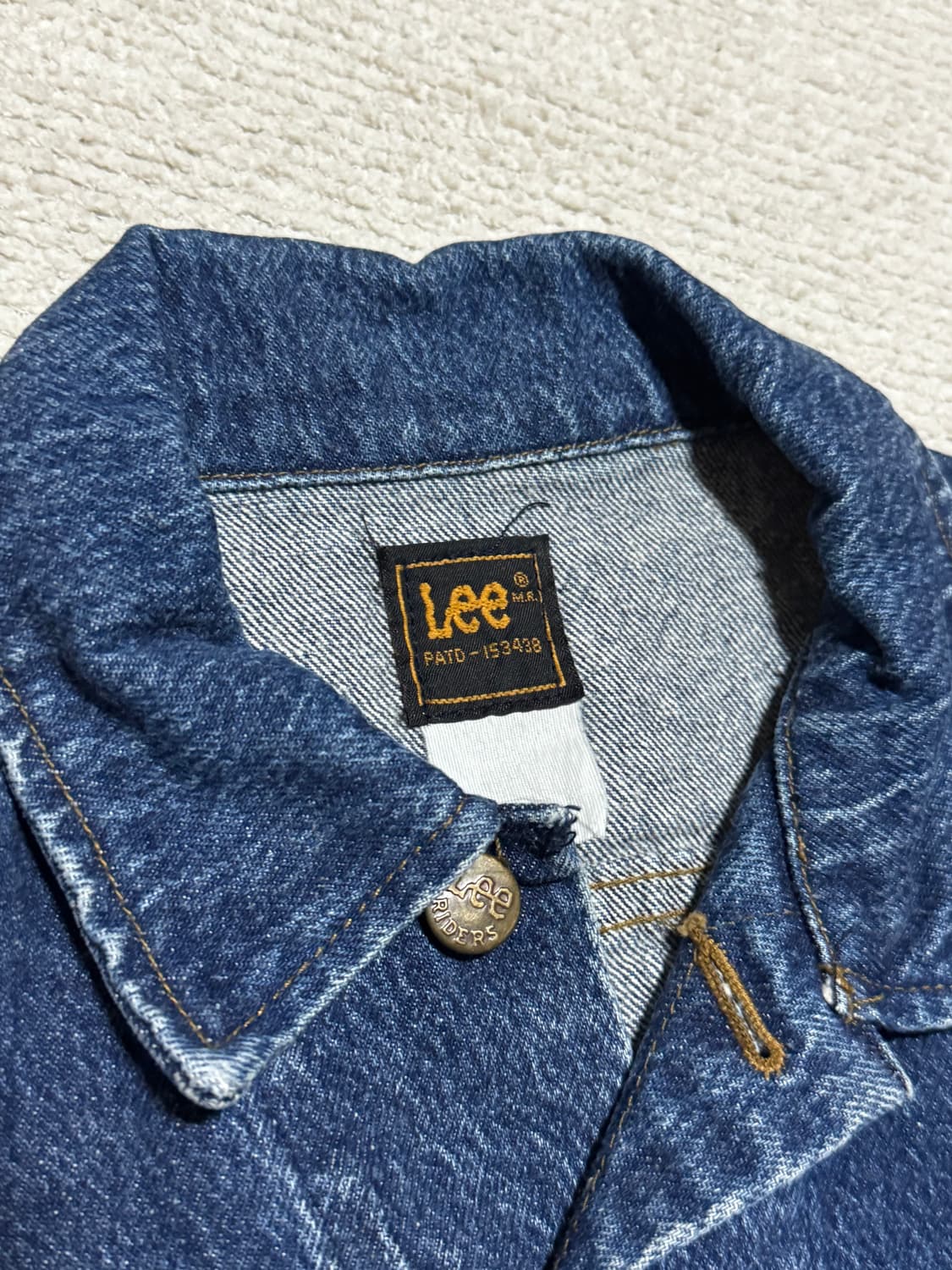 90s USA 리 X 하드락카페 데님자켓 L 상품이미지7