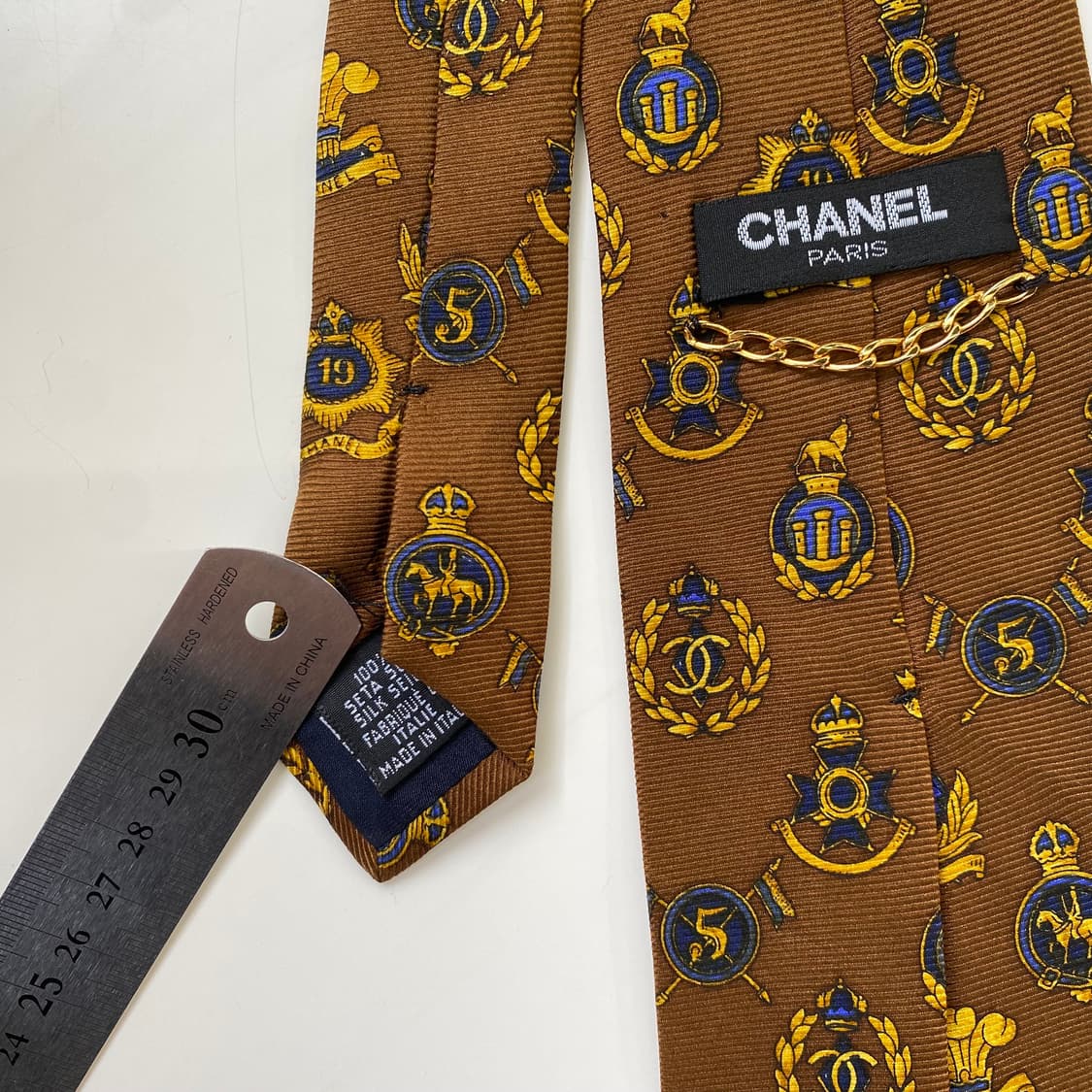 샤넬(CHANEL) 모노그램 명품 정품 넥타이 상품이미지5