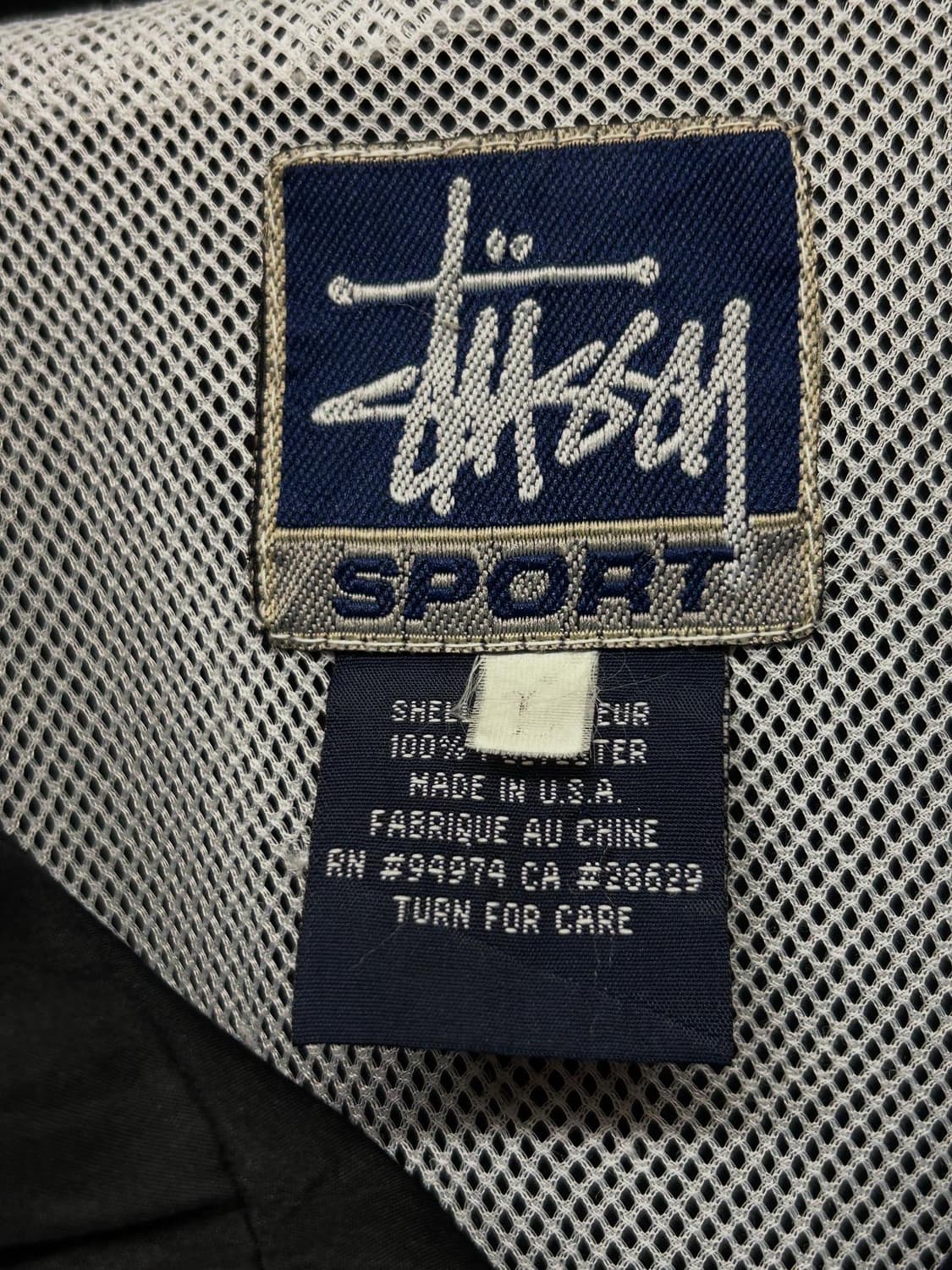 90s USA STUSSY 스투시 트랙자켓 상품이미지4