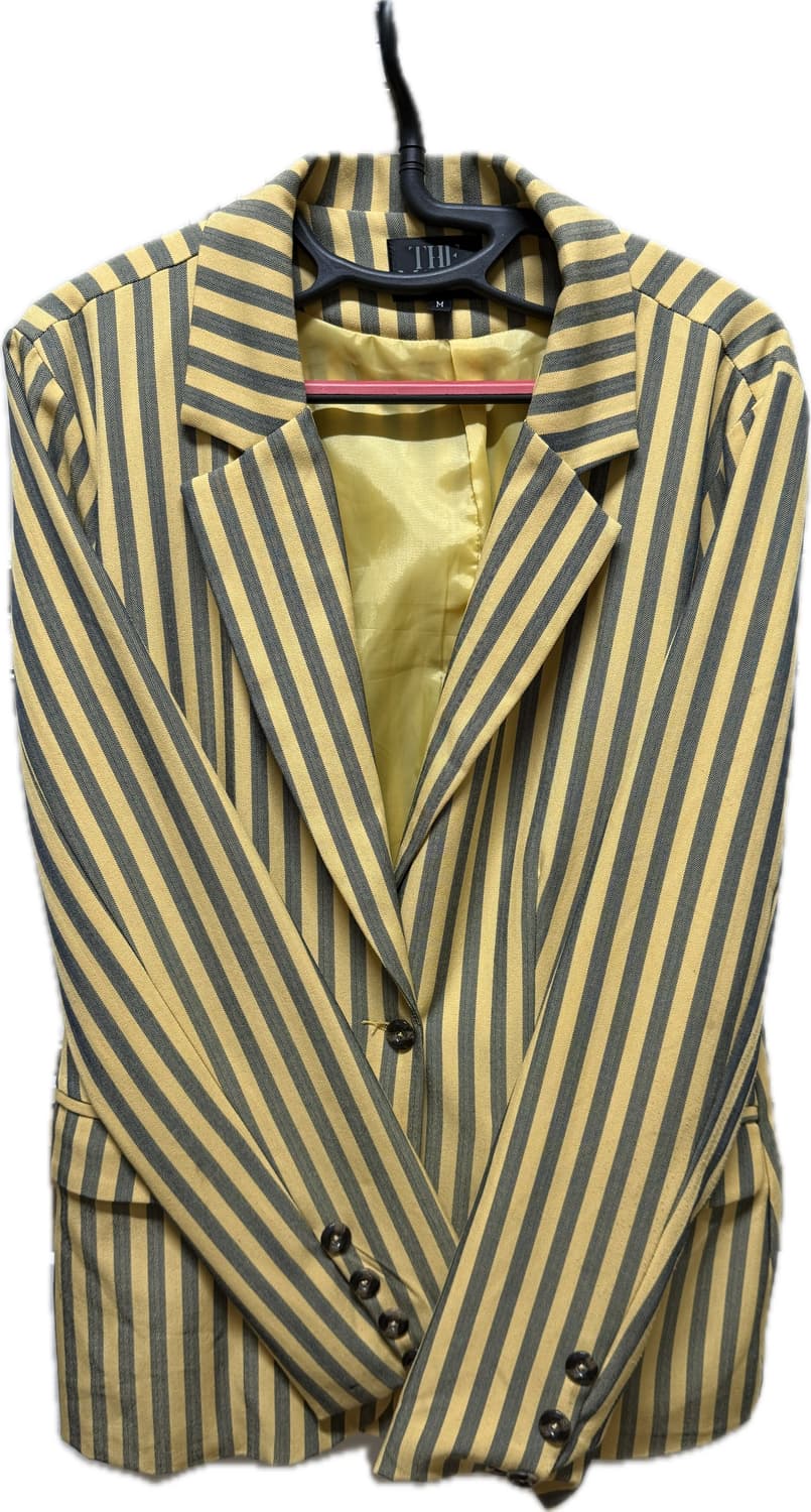 옐로우 스트라이프 블레이저 상품이미지3