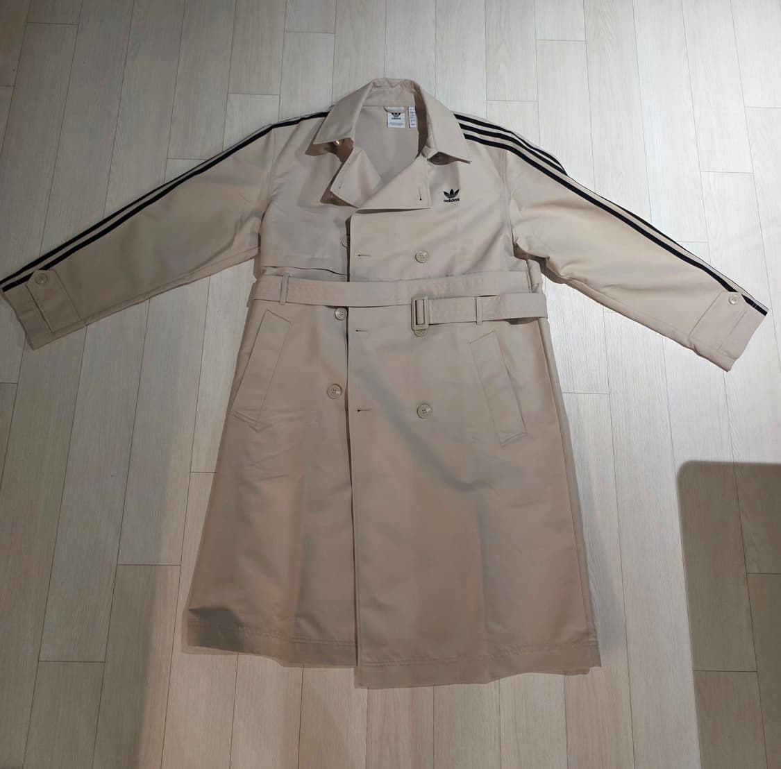 아디다스 삼선 트렌치코트 M 상품이미지3
