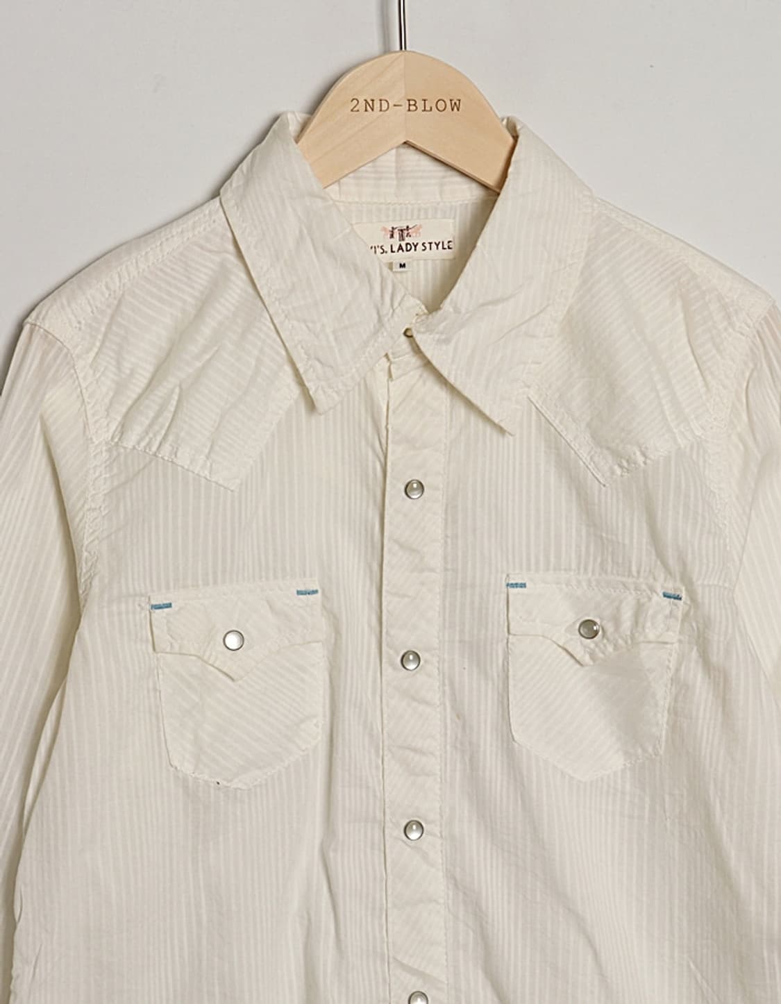Levi's Lady Style Stripe Western Shirts 상품이미지2