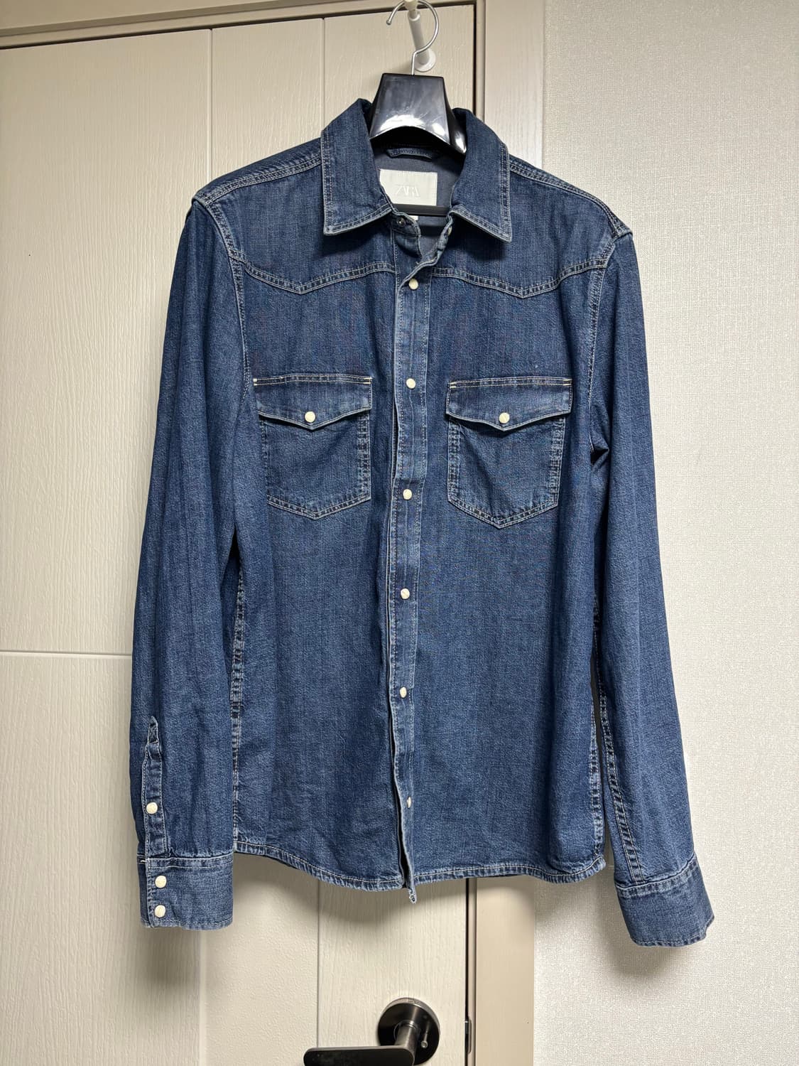 Zara 자라 웨스턴 데님 셔츠 상품이미지2