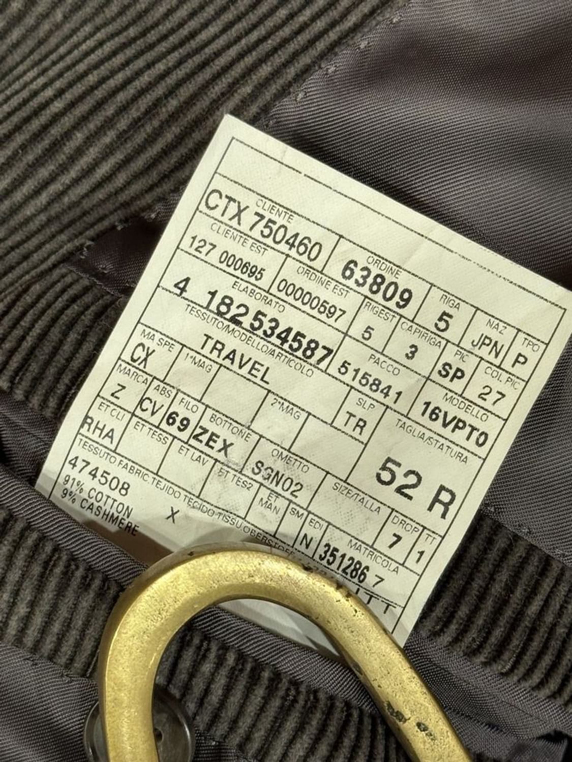 제냐 코듀로이 자켓 상품이미지10