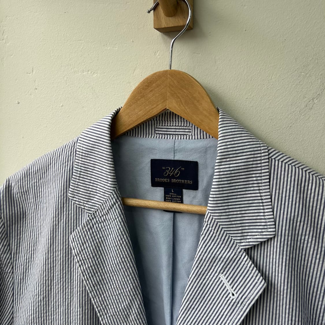 16495 - 브룩스 브라더스 스트라이프 블레이저 자켓 (L) 상품이미지3