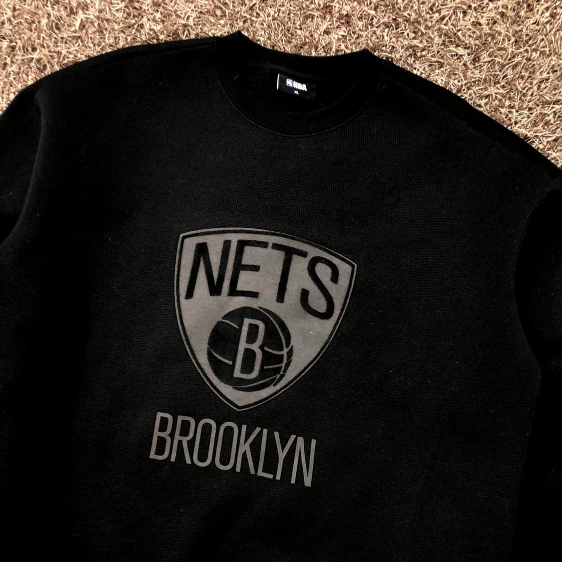 XL NBA 브루클린 네츠 니트 맨투맨 상품이미지2