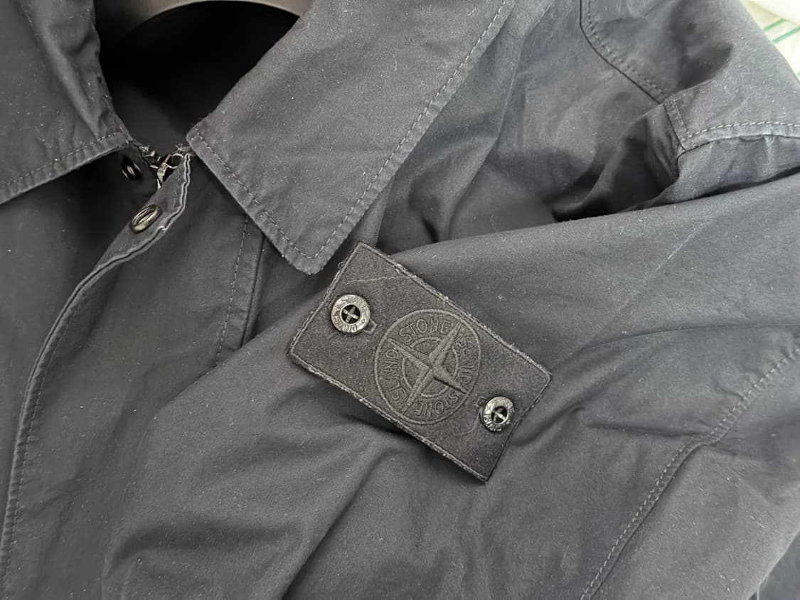 스톤아일랜드 고스트피스 24fw 오버셔츠 블랙 상품이미지2