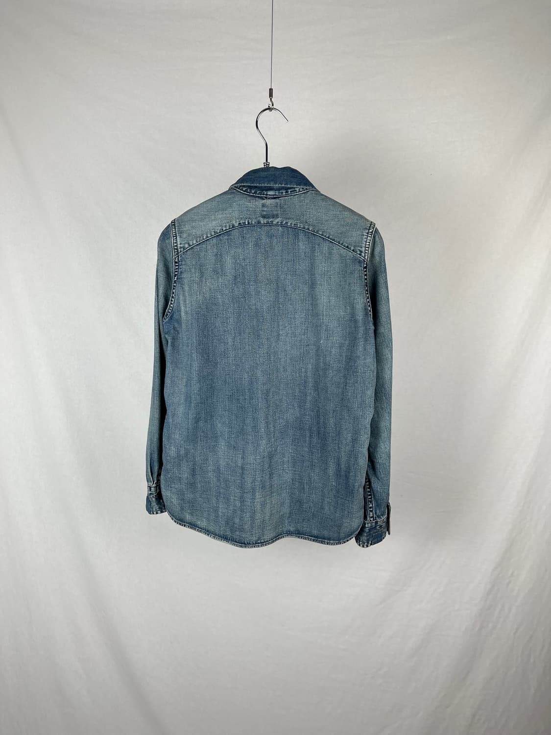 Vintage 보로 데님 셔츠 상품이미지4