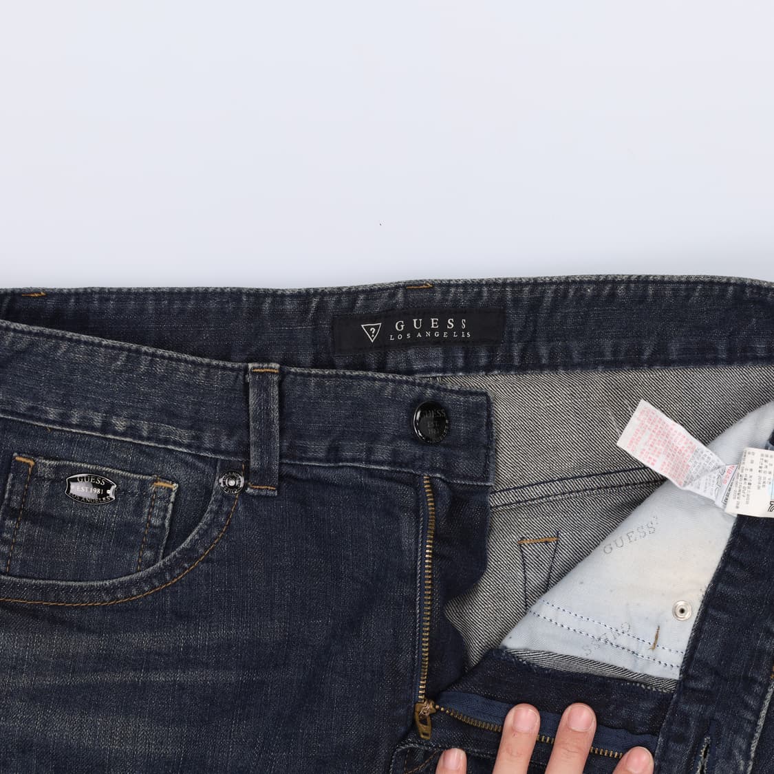 32 게스 진청 데님팬츠 0325H1 상품이미지4