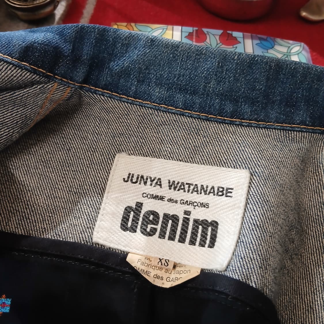 [JUNYA WATANABE] 시어 믹스 시스루 데님 쟈켓 상품이미지3