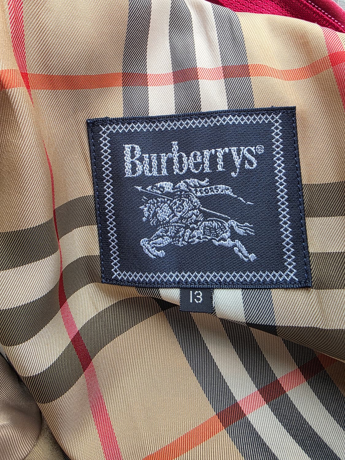 버버리(Burberrys) 빈티지 오버핏 하프 트렌치 코트 상품이미지5