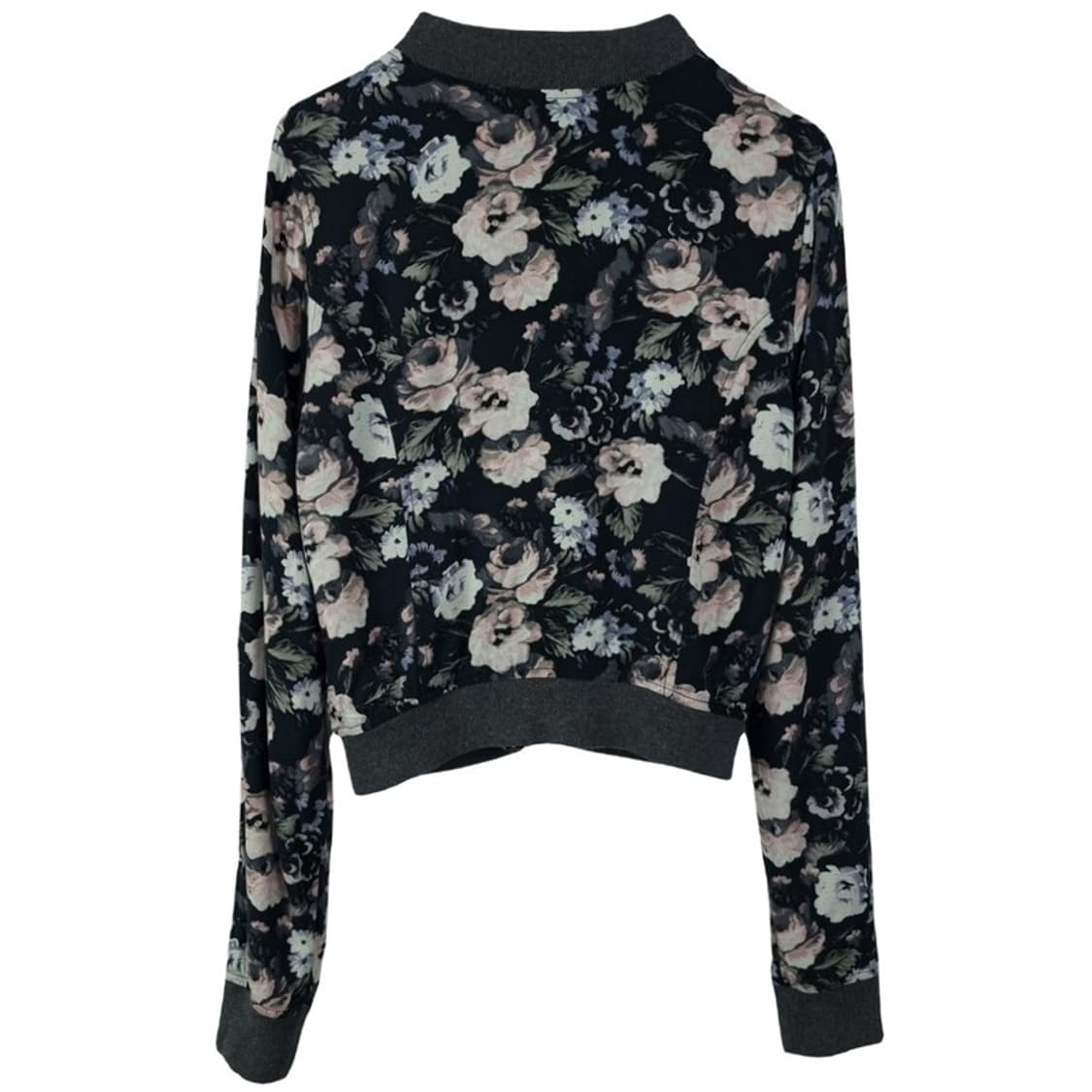 [아베크롬비] 플라워 패턴 크롭 블루종 자켓 M19274 상품이미지3