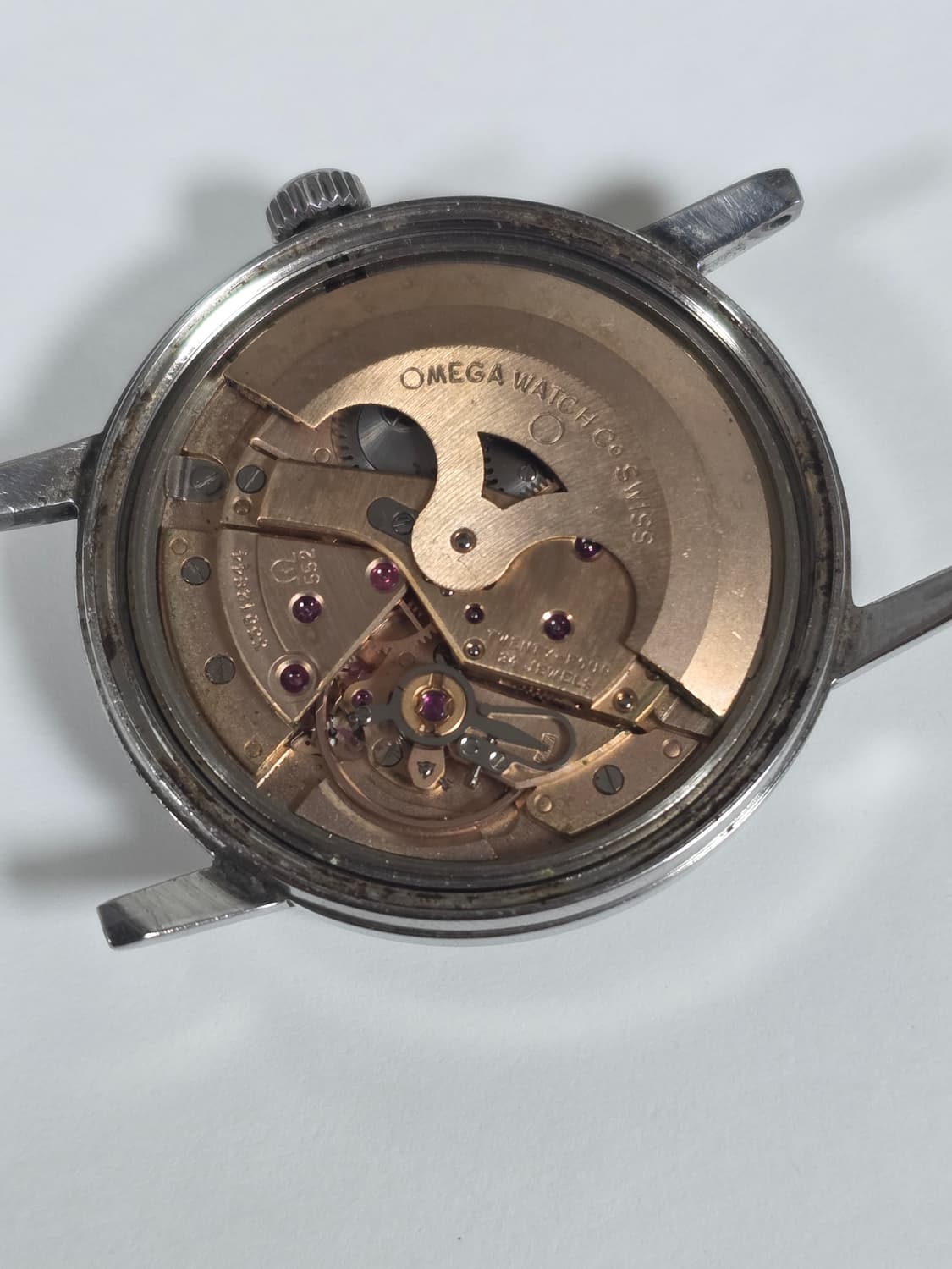 OMEGA 정품 오메가 제네브 실버 다이얼 은행잎 자동36mm 상품이미지6