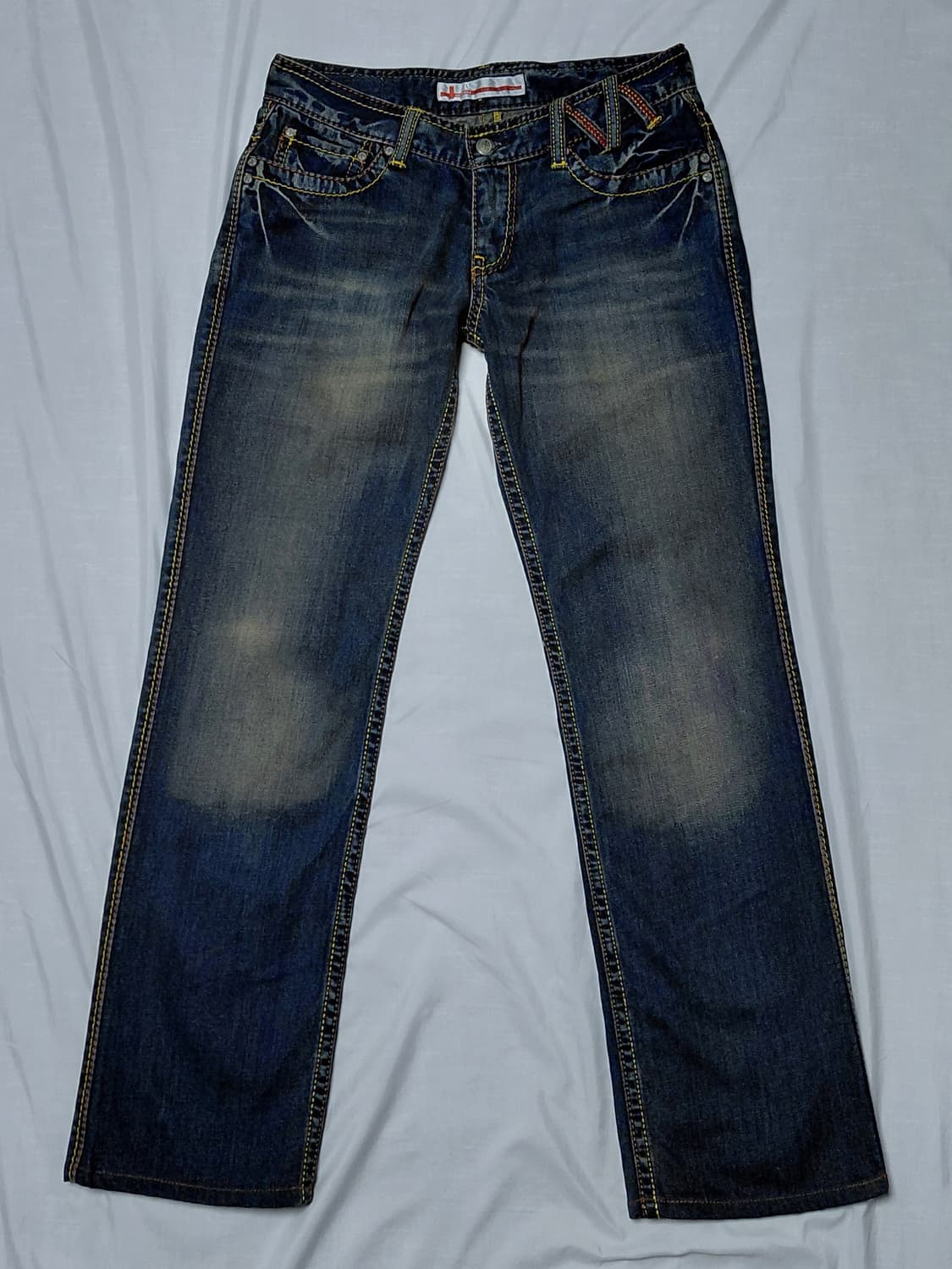 [M] Bobson 밥슨 GENOESE 로우라이즈 빈티지 데님 상품이미지2