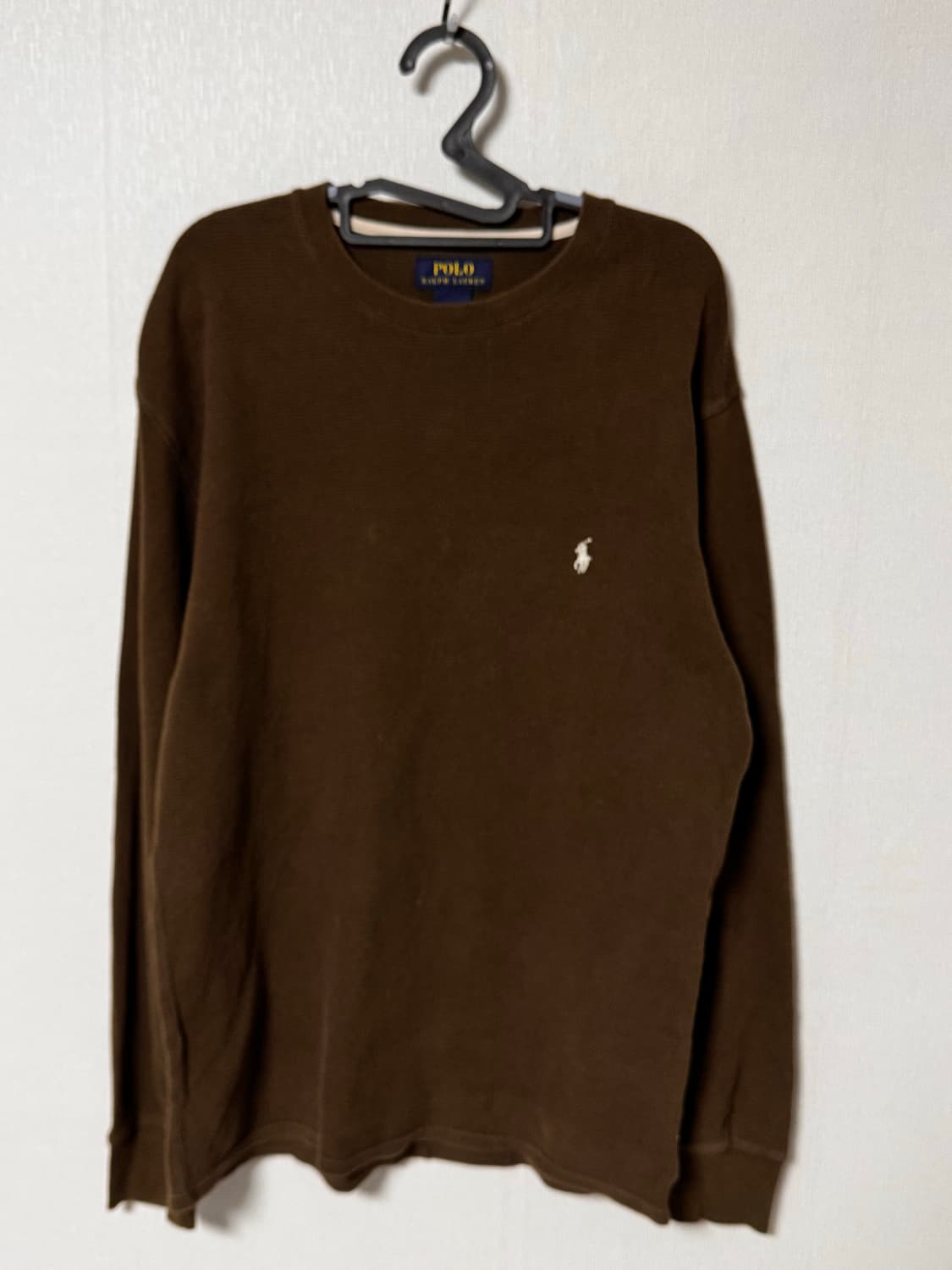 폴로 랄프로렌 브라운 와플 긴팔 니트 상품이미지2