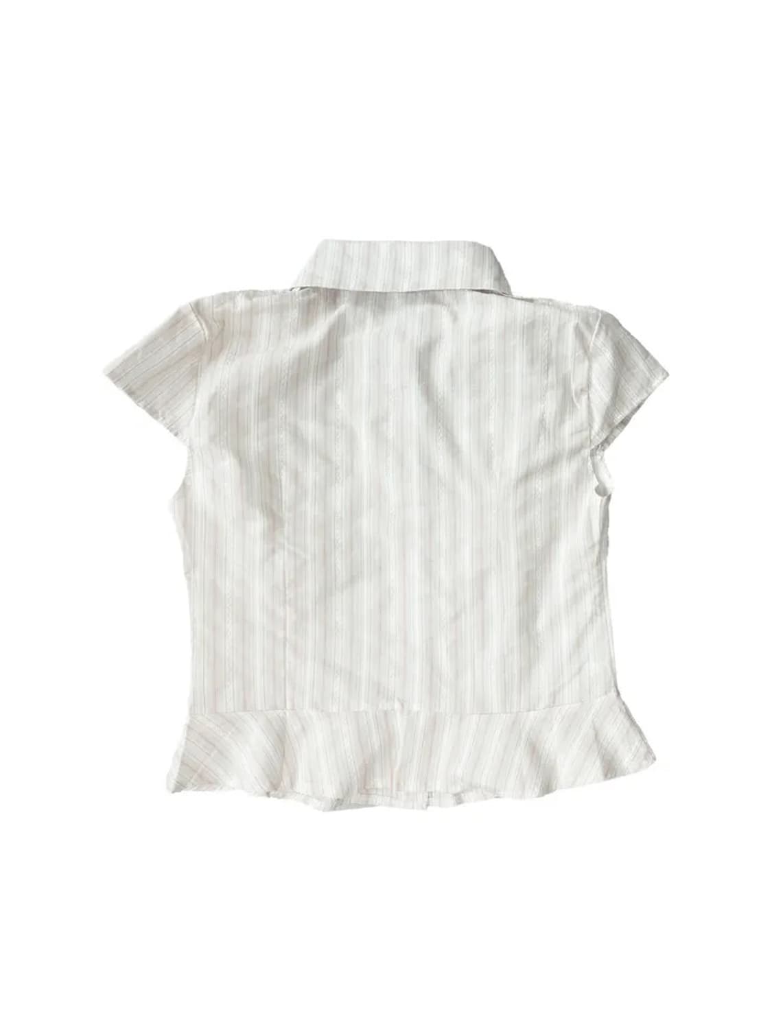 포하우스 유리 슬림 스트리이프 반팔셔츠 상품이미지9