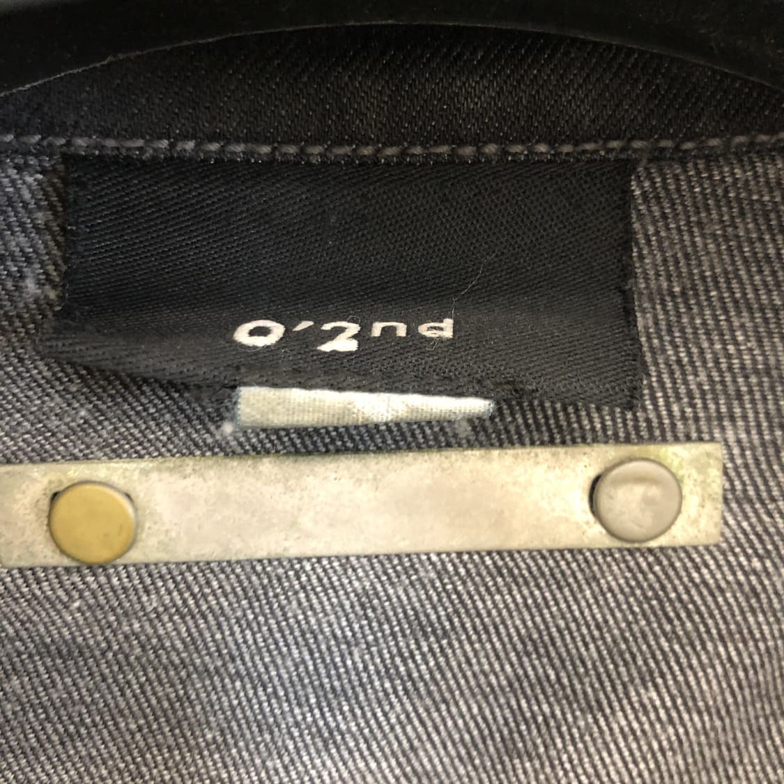 오즈세컨 흑청 데님셔츠자켓 55 상품이미지6