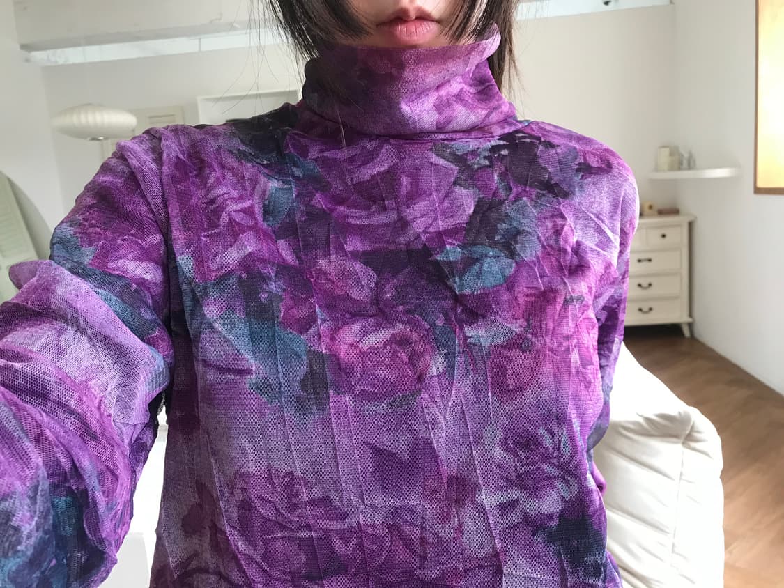 vintage pattern top 상품이미지1