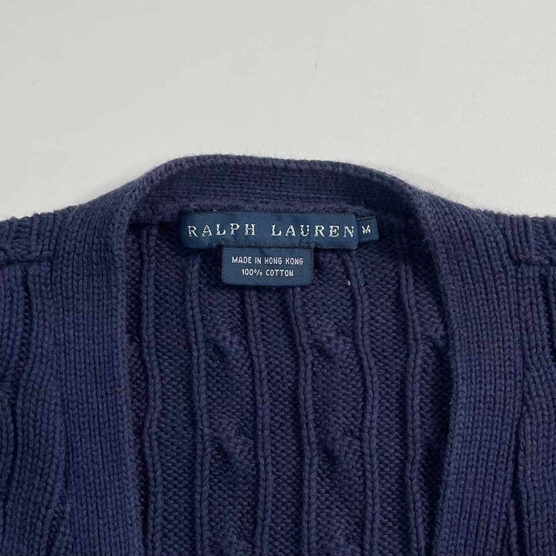 로렌 랄프로렌 네이비 케이블 가디건 상품이미지5