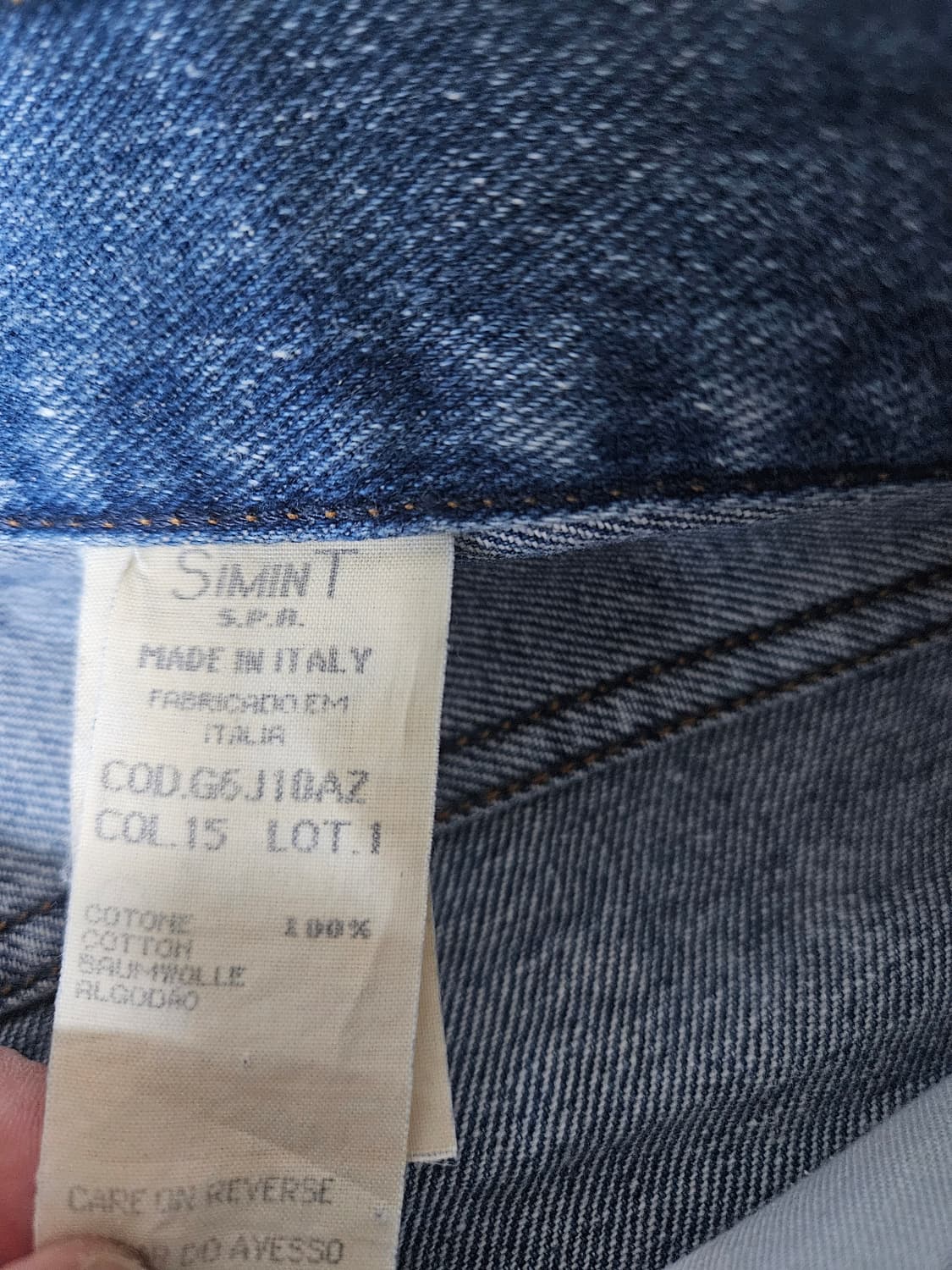 알마니 진스 made in italy 데님 상품이미지4
