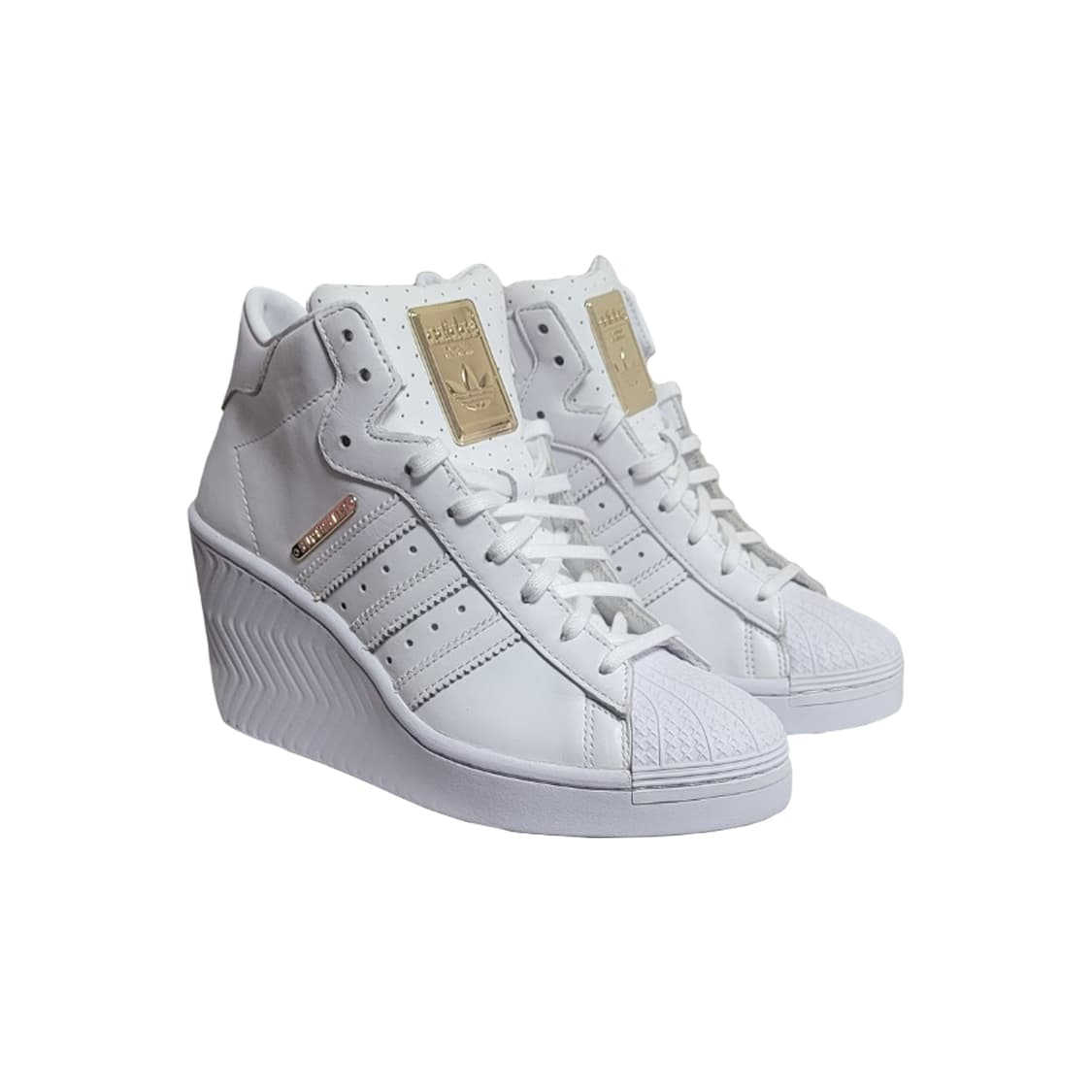 아디다스 슈퍼스타 웨지힐 화이트 235 상품이미지3