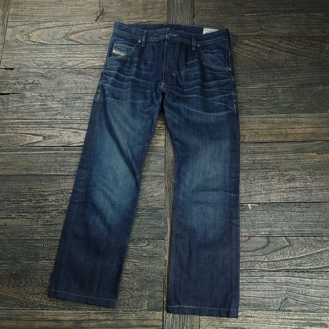 [디젤] 빈티지 워시드 스트레이트 데님 팬츠 청바지 P01444 상품이미지1