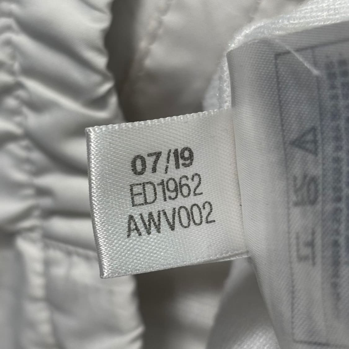 ADIDAS  CLIMASTORM 바람막이 화이트 S 상품이미지8