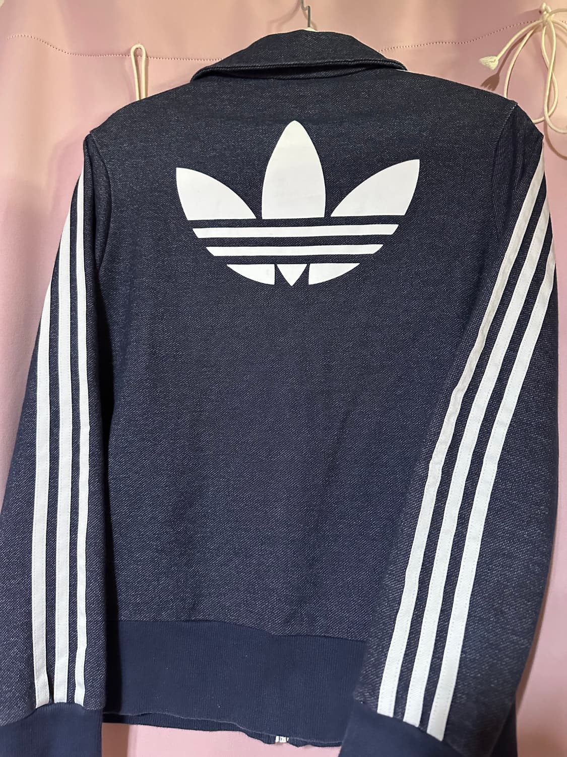 아디다스져지 아디다스 파이어버드 데님스타일 트랙탑 아디다스 불꽃 상품이미지1