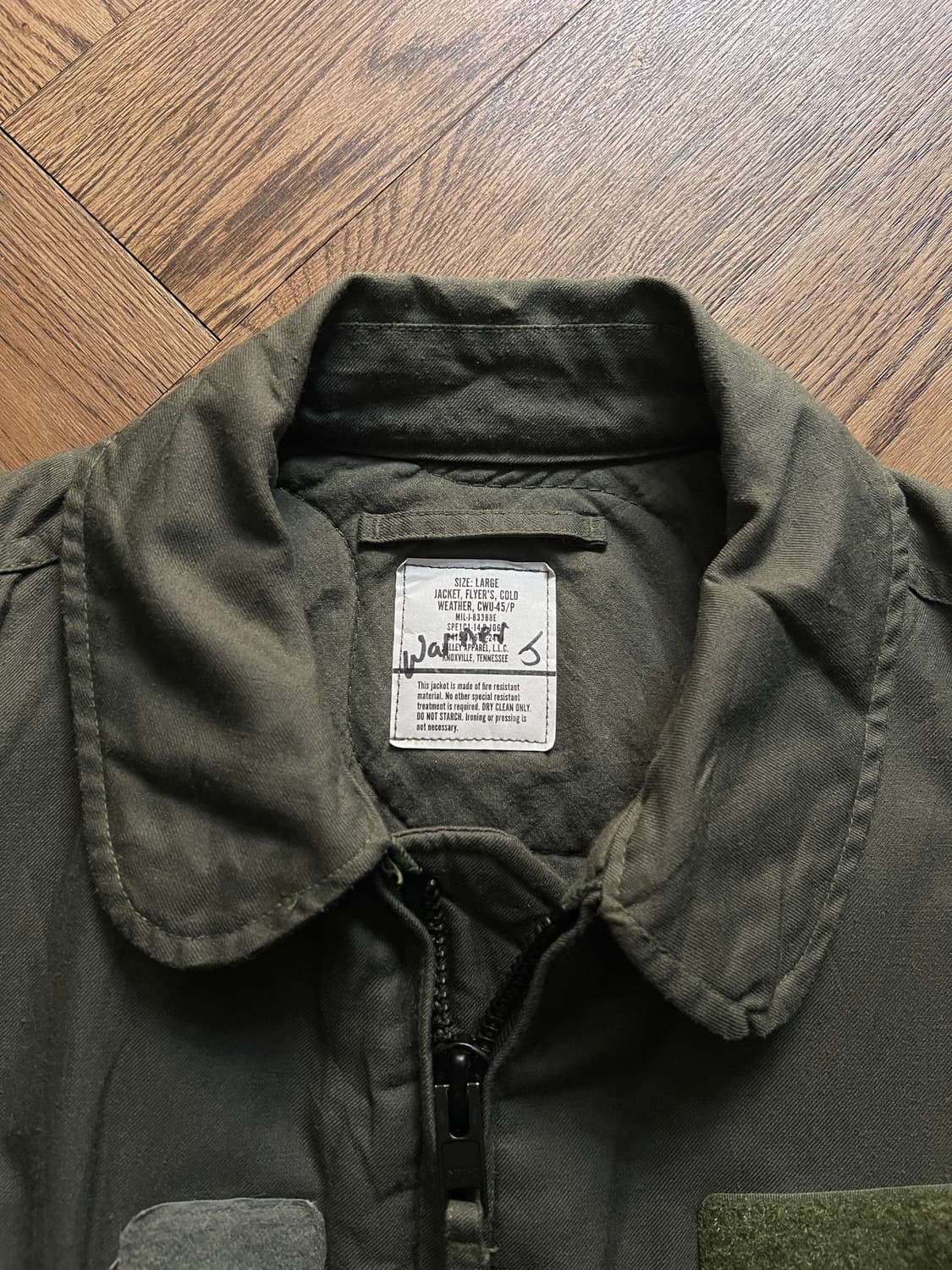 [L]90's 오리지널 미 공군 CWU-45P 새틴 항공 점퍼 상품이미지2