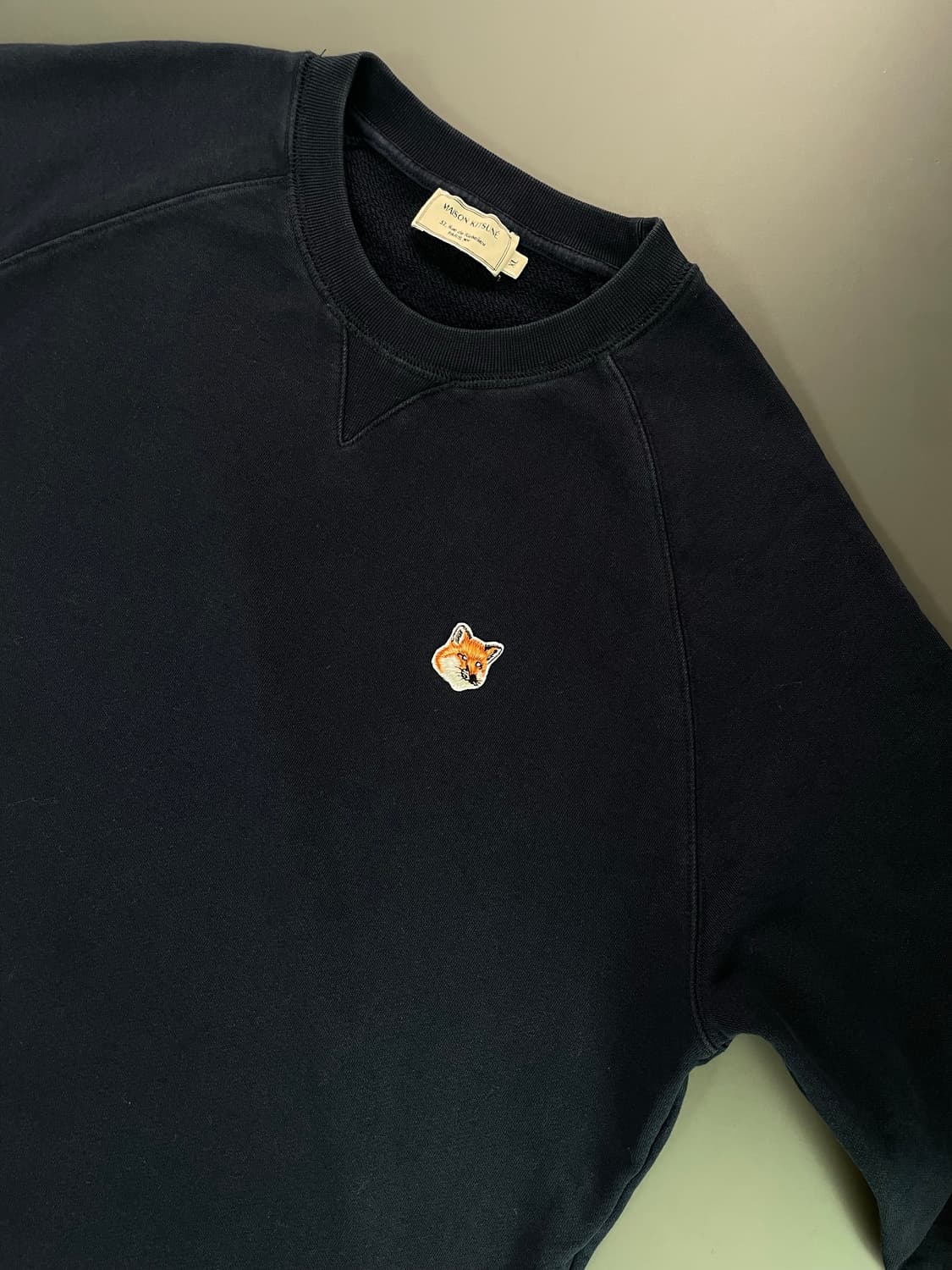 [XL] 메종 키츠네 여우패치 자수로고 맨투맨 상품이미지2