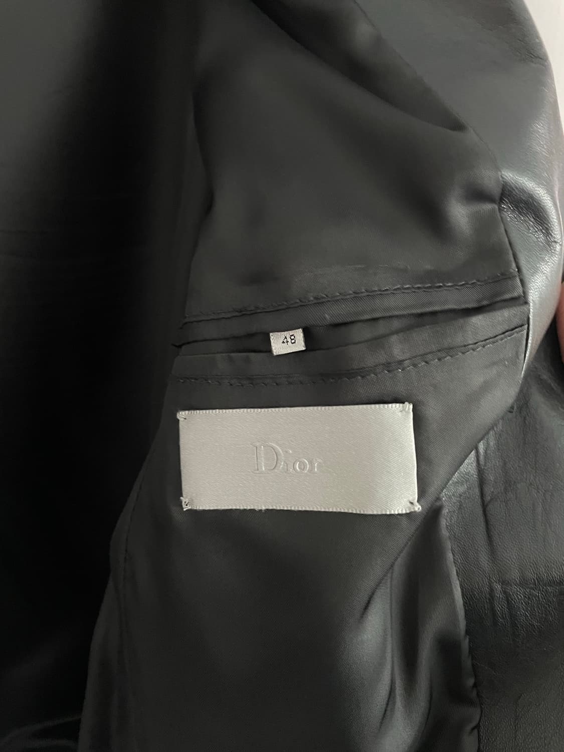 Dior homme 02ss 쇼피스 레더자켓 상품이미지8