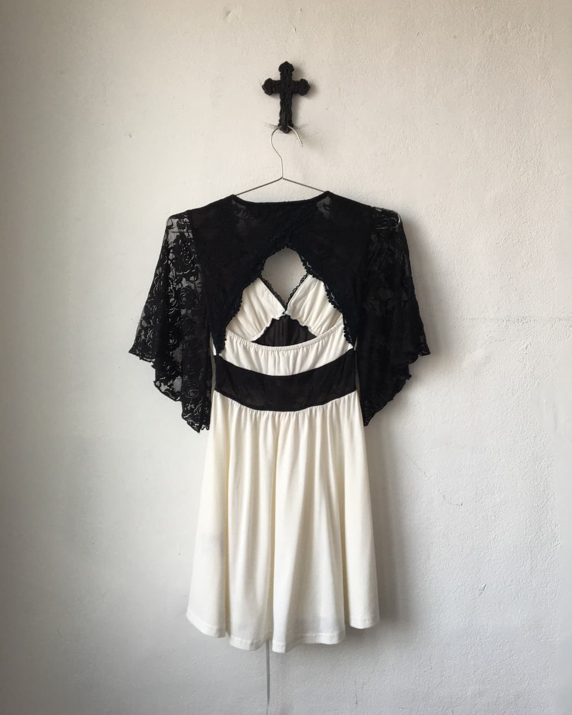 Lace point lace up onepiece 상품이미지3