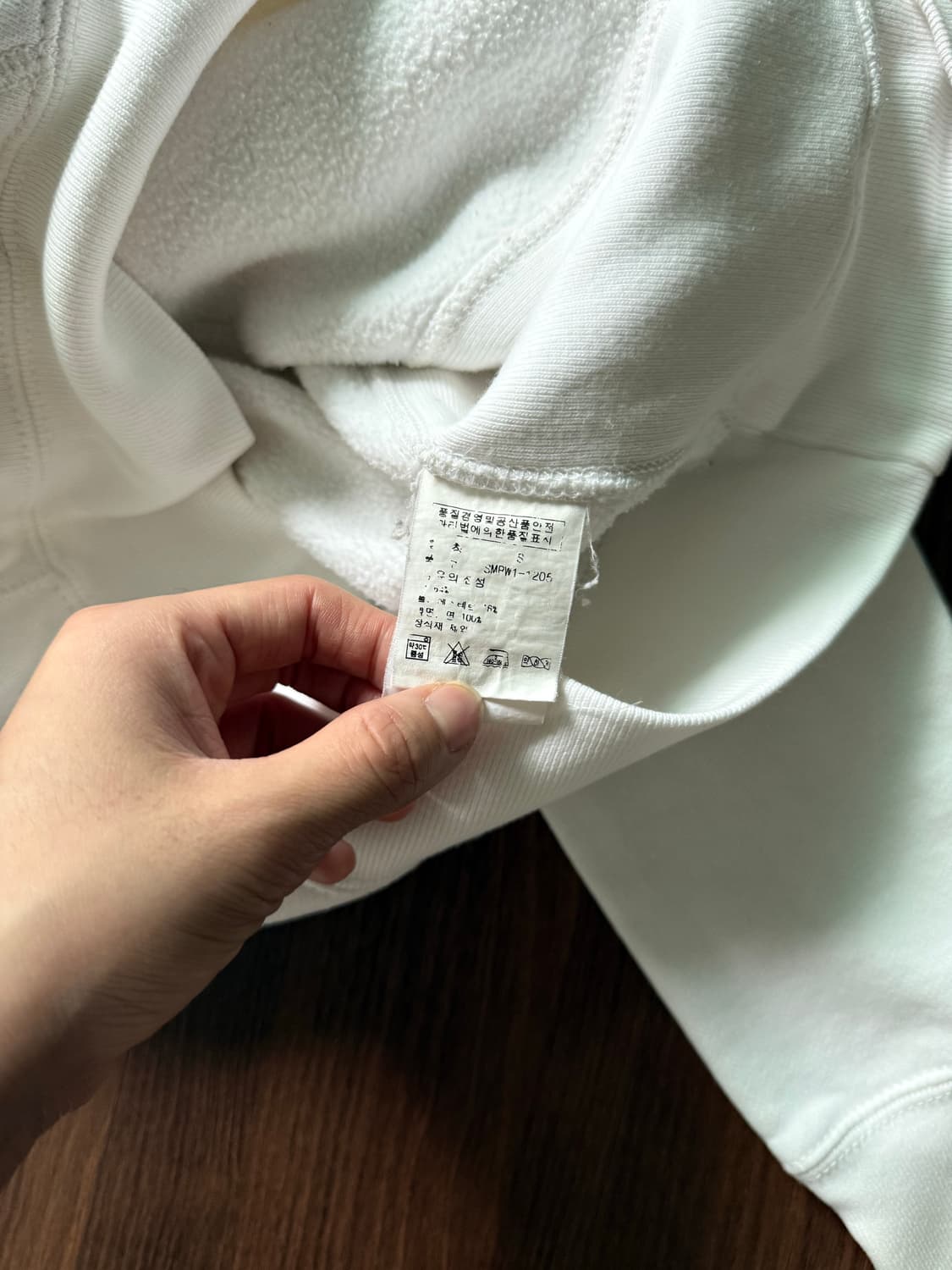폴로 랄프로렌 빅 포니 로고 화이트 후드티 상품이미지8