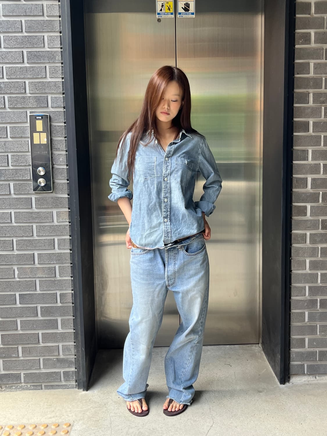 Hysteric Glamour 히스테릭글래머 데님 셔츠 상품이미지3
