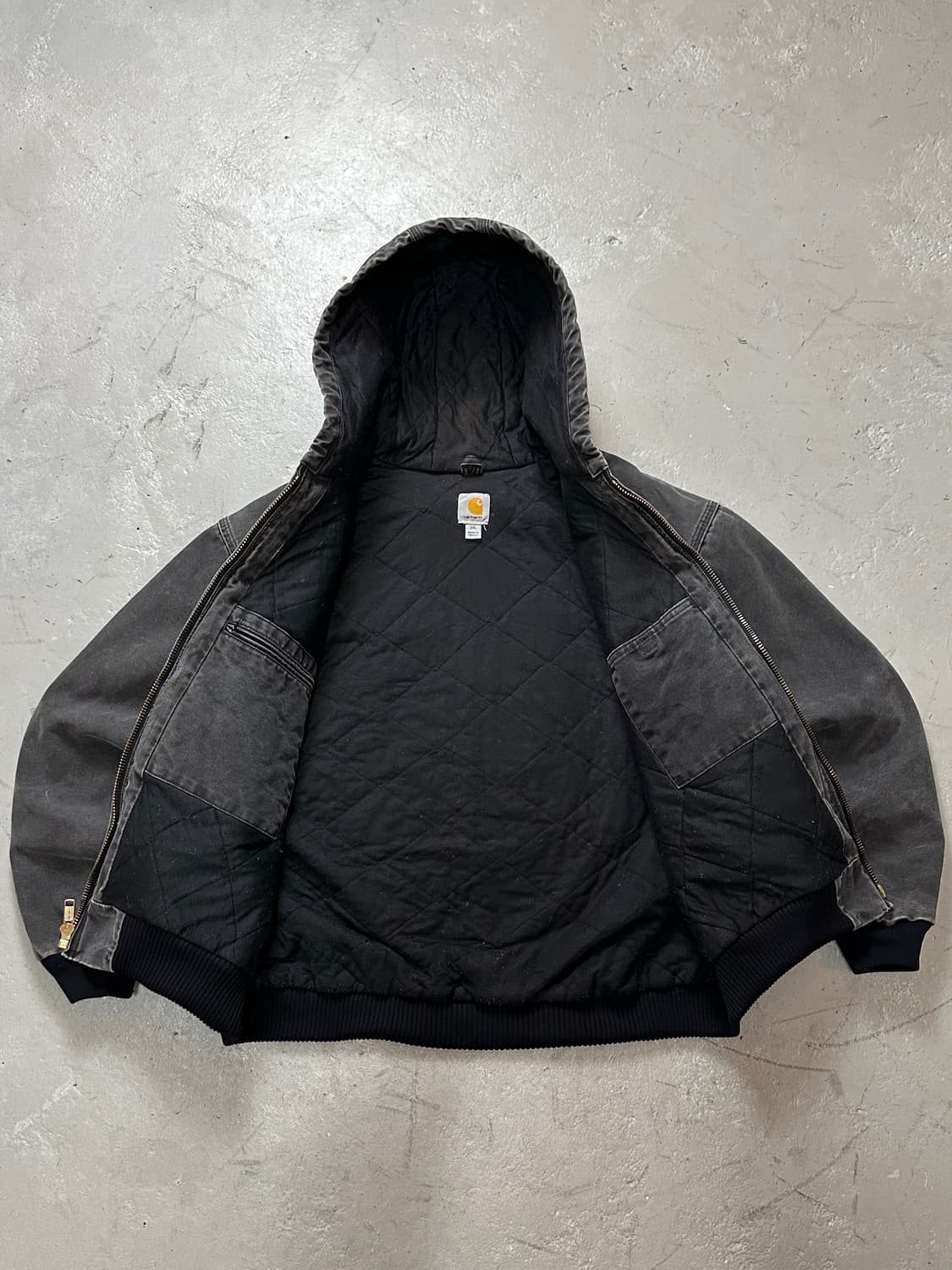 OG 칼하트 J130 BLK 액티브 자켓 칼하트 후드 자켓 상품이미지7