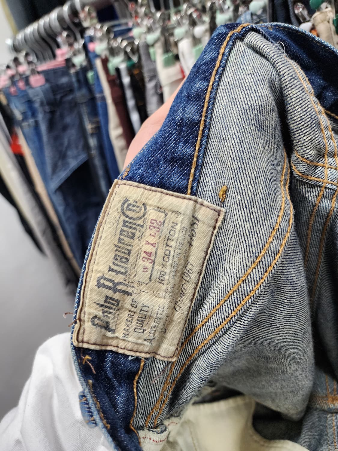 폴로 빈티지 데님 청바지  상품이미지5