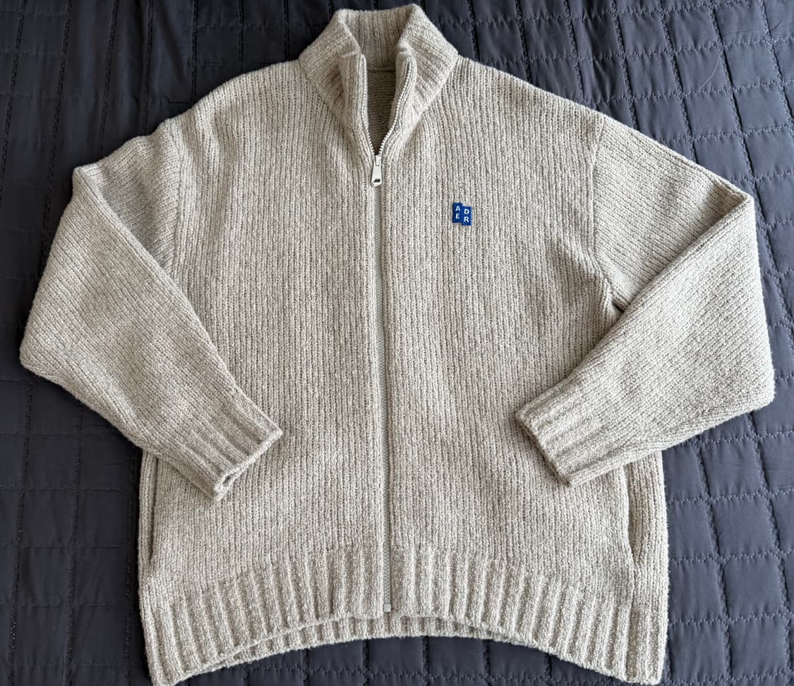 아더에러 니트집업 환승연애 유식 착장 제품 상품이미지3