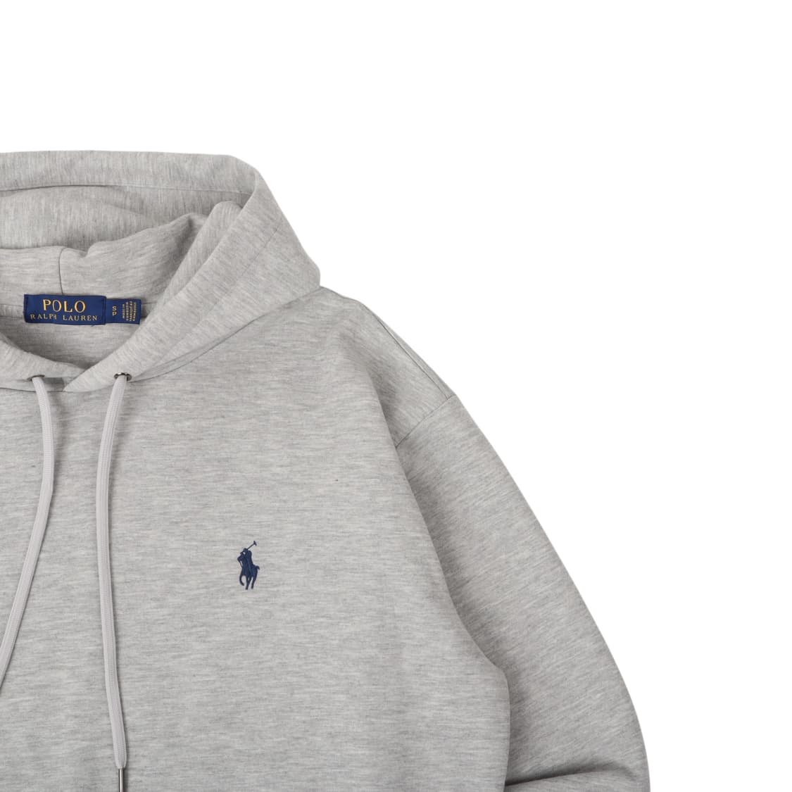 폴로 랄프로렌 헤더 그레이 코튼 폴리 후드티 상품이미지3