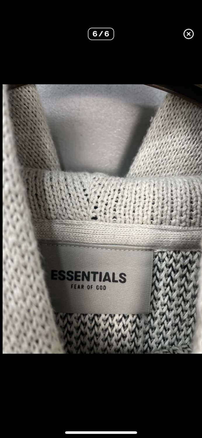 에센셜 풀오버 오트밀 니트 후드티 A2911 상품이미지6