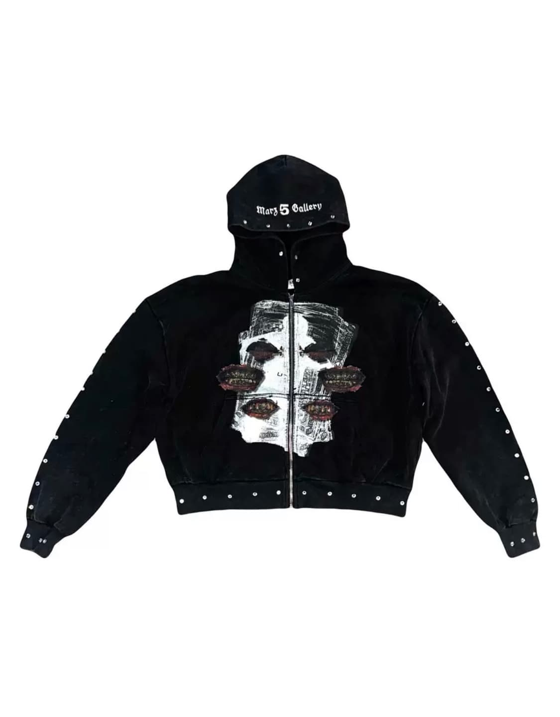 빈티지 디테일 무드 후드집업  상품이미지1